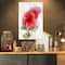 Designart - Watercolor Painting Red Hibiscus Flower - Large Floral Canvas Art Print